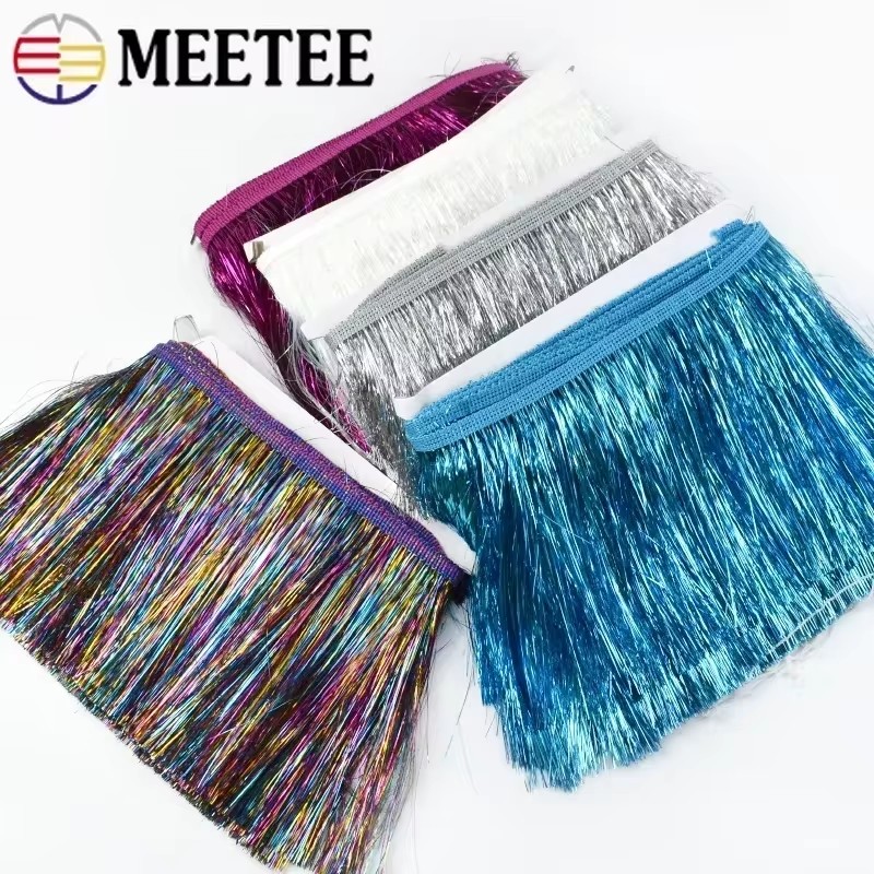 Fringe Ribbon Sewing - 5/10 metrów 10/15/20cm cekiny frędzle frędzle