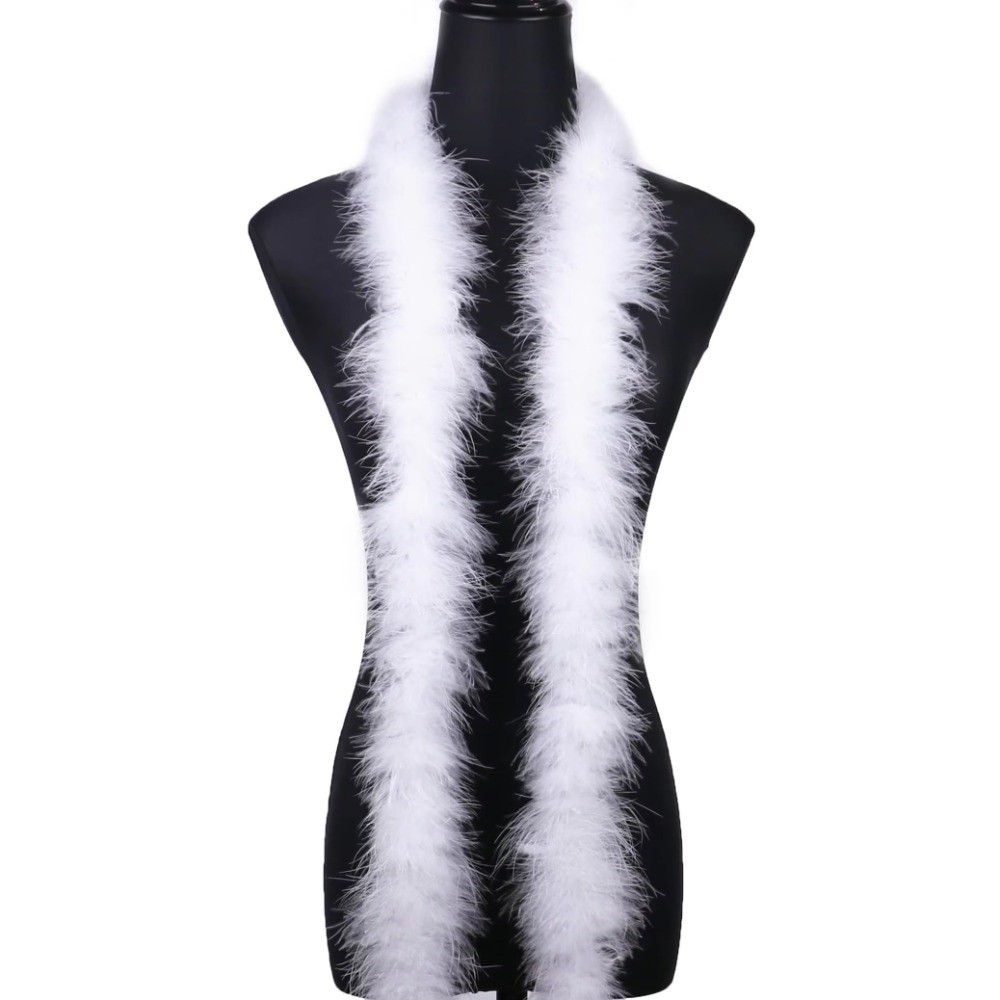 Feather Trim Marabou - 2-metrowa boa z piór marabuta, pasek