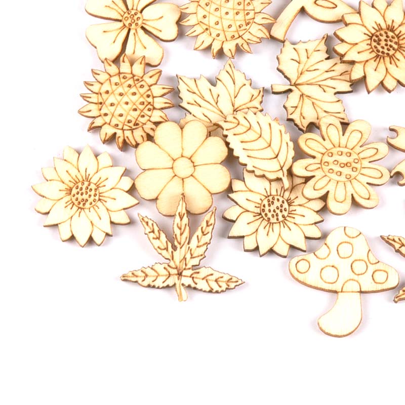 30 sztuk 25-30mm drewno DIY ak – Craft Embellishments recenzja i cena