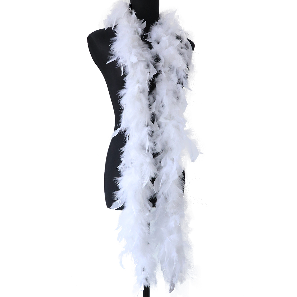 2 jardy puszyste białe Boa z p – Feather Trim Marabou recenzja i cena