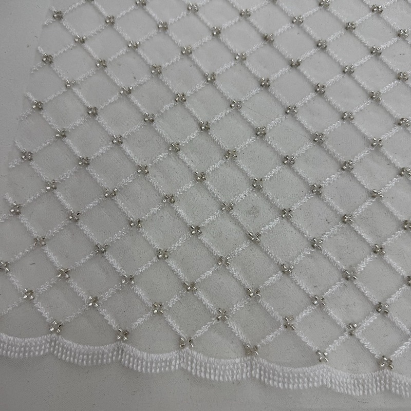 Tkanina Ripstop z koralikami,  – Crystal Mesh Fabric recenzja i cena
