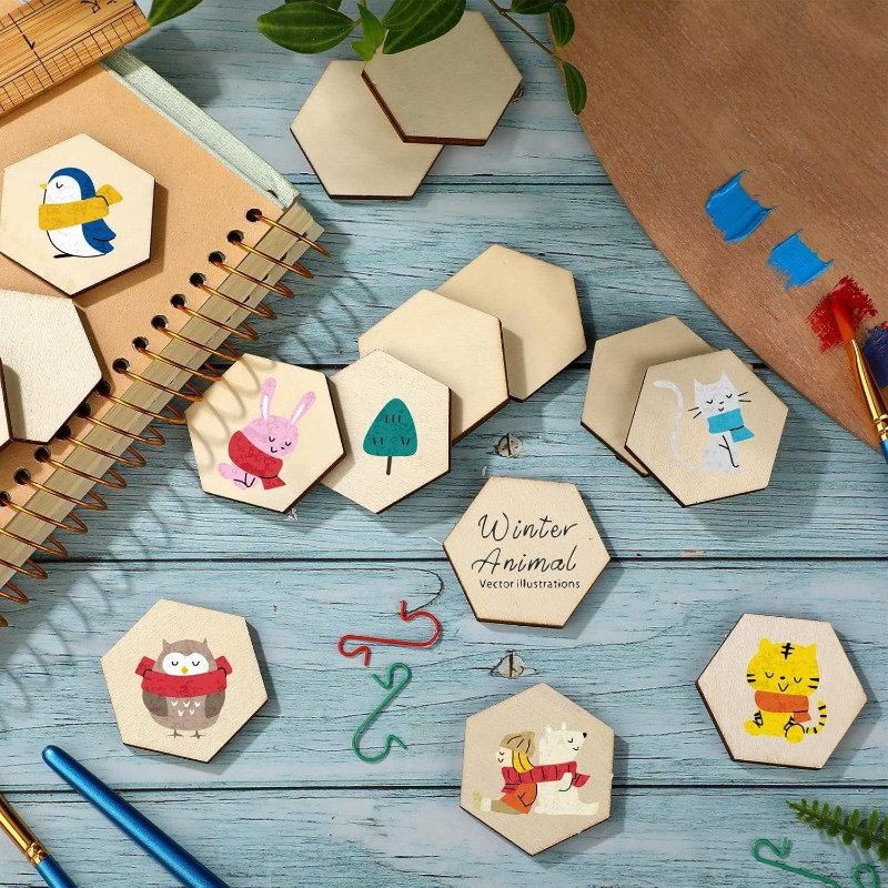 50 SZTUK 4CM Niedokończone Dre – Craft Embellishments recenzja i cena