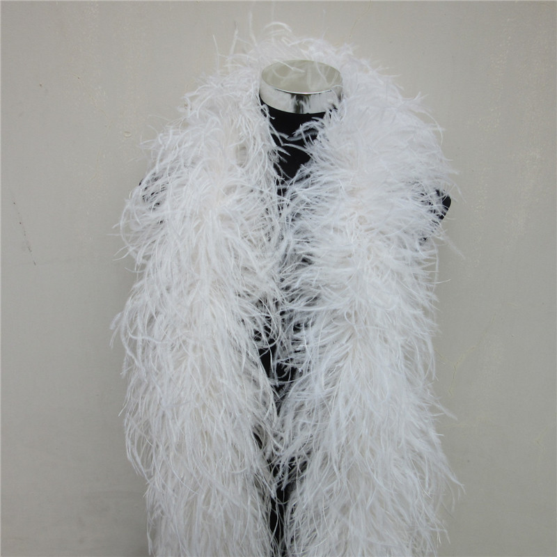 2 metry 6-warstwowe białe natu – Feather Trim Marabou recenzja i cena