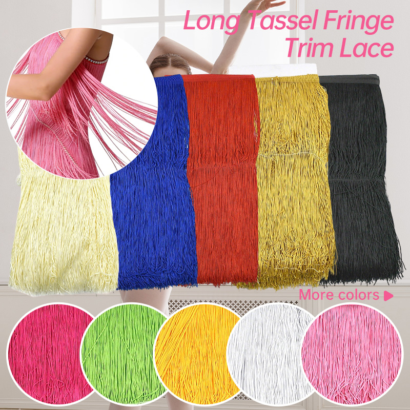 2/5 Metrów 50cm Długie Frędzle – Fringe Ribbon Sewing recenzja i cena