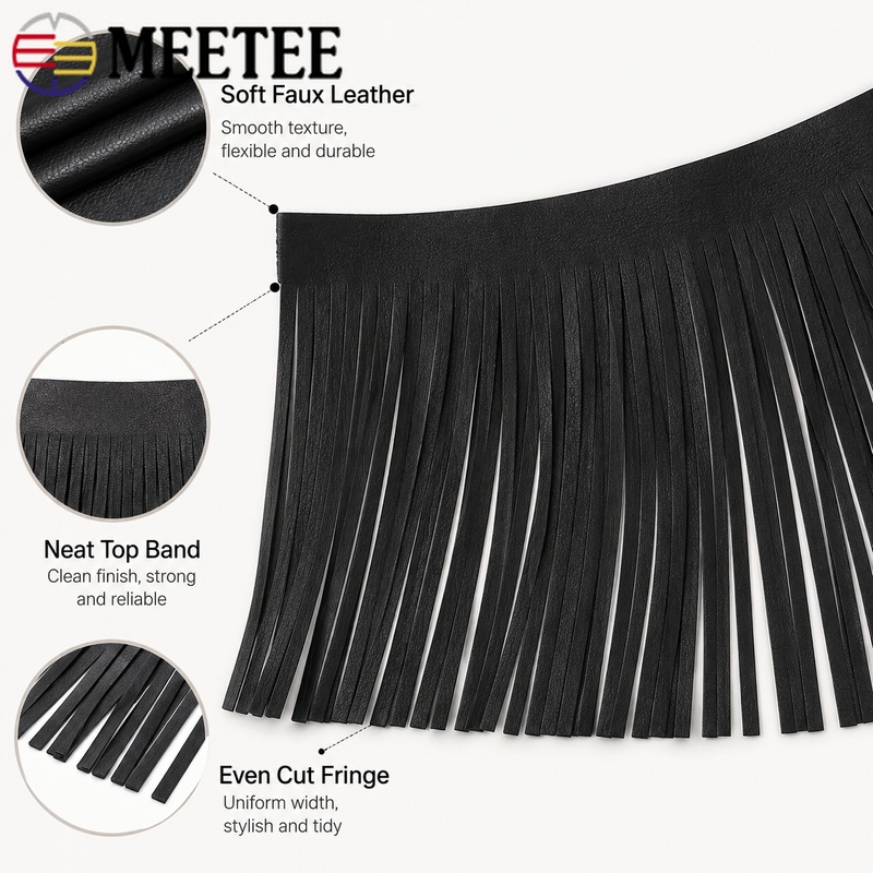 2M 10-30cm Frędzle z Imitacji  – Fringe Ribbon Sewing recenzja i cena